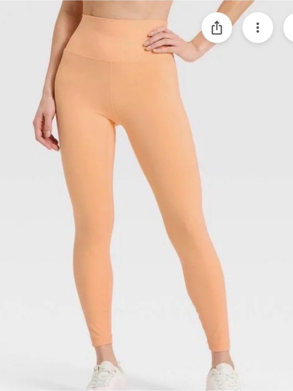 NWT Women’s All in Motion Super Flex Ultra High Rise 7/8 Leggings Peach Sz S
